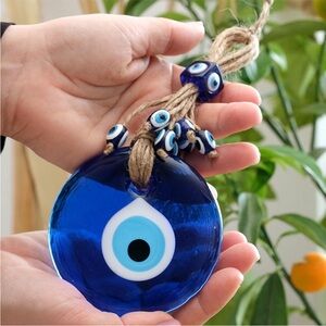 Blue Evil Eye Wall Hanging